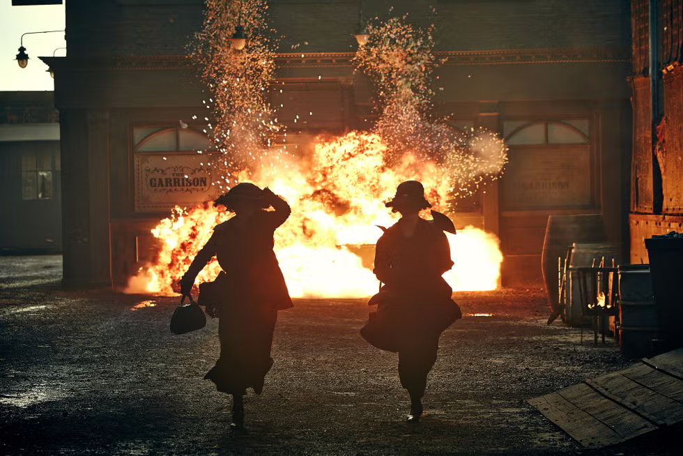 Peaky Blinders scene — professionalism with edge